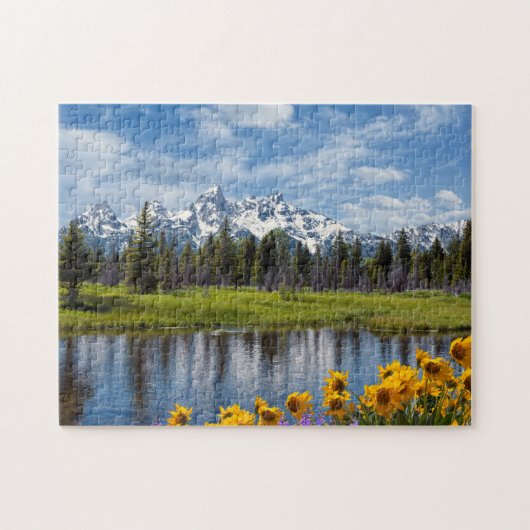 Wyoming Mountain Lake Legpuzzel (Horizontaal)