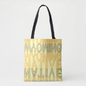 Wyoming Native Tote Bag (Voorkant)