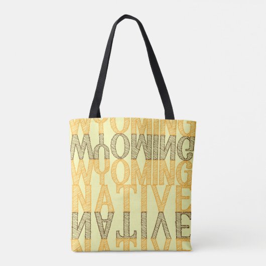 Wyoming Native Tote Bag (Achterkant)