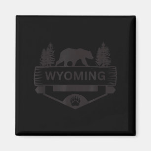 Wyoming natuur beren wandelen kamperen skien magneet