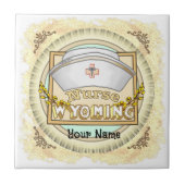 Wyoming Nurse Tegeltje (Voorkant)