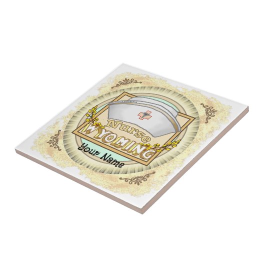 Wyoming Nurse Tegeltje (Zijkant)