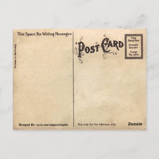  Wyoming Old Briefkaart (Achterkant)