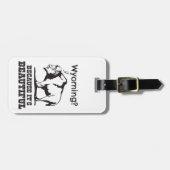 Wyoming? Omdat het prachtig is Bagagelabel (Voorkant horizontaal)