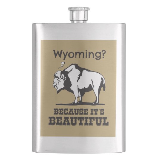 Wyoming? Omdat het prachtig is Flacon (Voorkant)