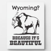 Wyoming? Omdat het prachtig is Fotoplaat (Voorkant)