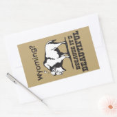 Wyoming? Omdat het prachtig is Rechthoekige Sticker (Envelop)