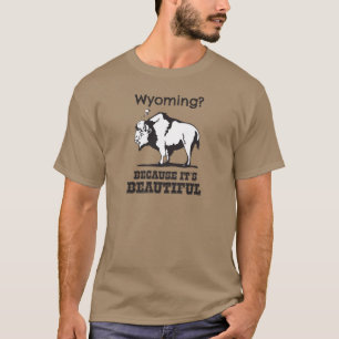 Wyoming? Omdat het prachtig is T-shirt