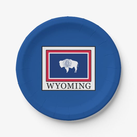 Wyoming Papieren Bordje (Voorkant)