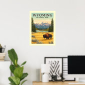  Wyoming Poster (Thuiskantoor)
