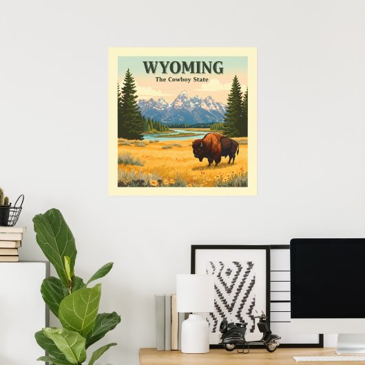  Wyoming Poster (Thuiskantoor)