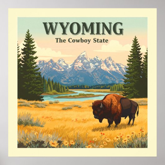  Wyoming Poster (Voorkant)