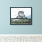 Wyoming Poster Canvas Afdruk (Insitu (Houten vloer))