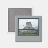 Wyoming Poster Magneet (Voorkant / Achterkant)