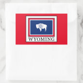 Wyoming Rechthoekige Sticker (Tas)