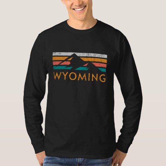 Wyoming Retro T-shirt (Voorkant)