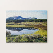 Wyoming, Rocky Mountains, A mountainpiek Legpuzzel (Horizontaal)