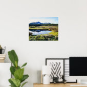Wyoming, Rocky Mountains, A mountainpiek Poster (Thuiskantoor)