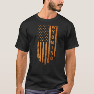 Wyoming Rustic Recht op Beer Wapens Tweede amendem T-shirt