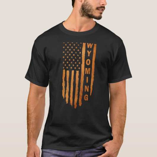 Wyoming Rustic Recht op Beer Wapens Tweede amendem T-shirt (Voorkant)