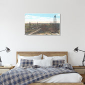Wyoming Salt Creek Old Fields SceneWyoming Canvas Afdruk (Insitu (Slaapkamer))