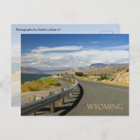 Wyoming Schilderachtig Postcrossing Briefkaart (Voorkant / Achterkant)