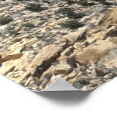 Wyoming schilderachtig rock poster (Hoek)