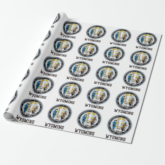 Wyoming Seal Cadeaupapier (Uitgerold)