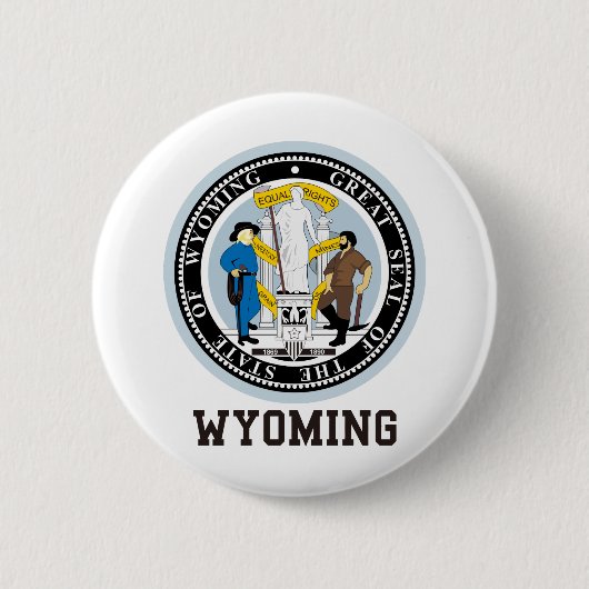 Wyoming Seal Ronde Button 5,7 Cm (Voorkant)