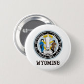 Wyoming Seal Ronde Button 5,7 Cm (Voorkant /achterkant)