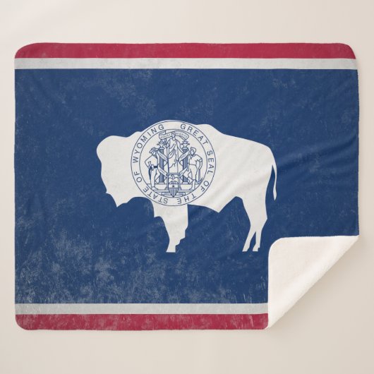 Wyoming Sherpa Deken (Voorkant (horizontaal))