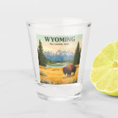  Wyoming Shot Glas (Voorkant)