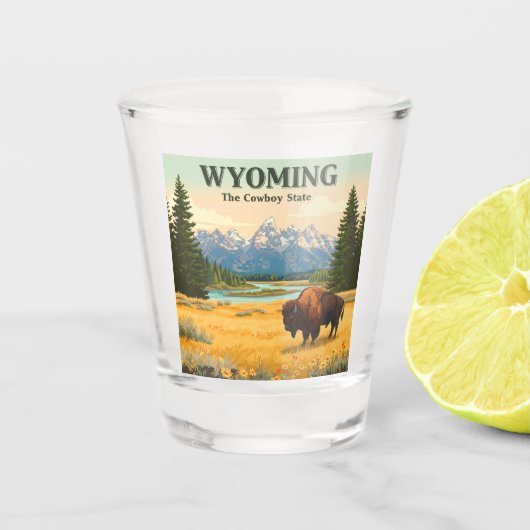  Wyoming Shot Glas (Voorkant)