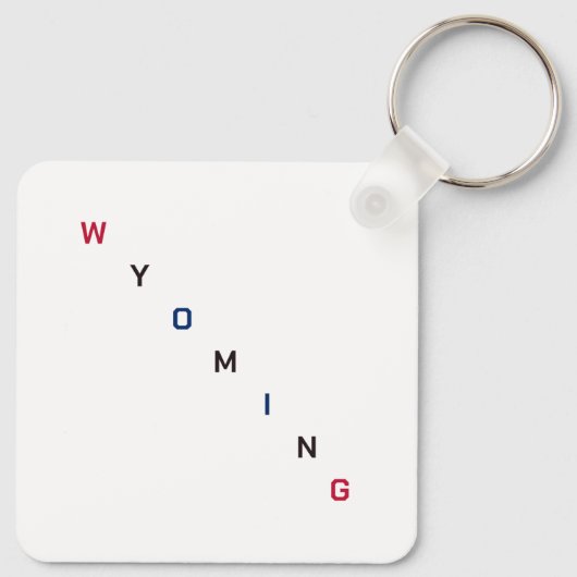 Wyoming Sleutelhanger (Achterkant)
