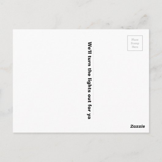 Wyoming Solar Eclipse Briefkaart (Achterkant)