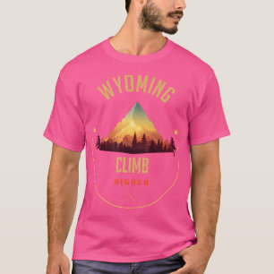 Wyoming Souvenir Kleding - Wyoming Wandelen T-shirt