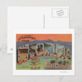 Wyoming (staatskapitaal/bloem) briefkaart (Voorkant / Achterkant)