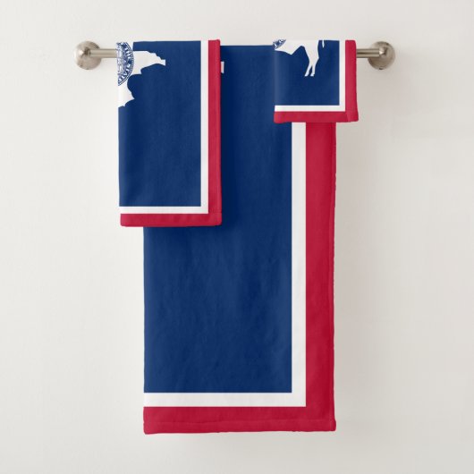 Wyoming Staatsvlag Bad Handdoek (Insitu)
