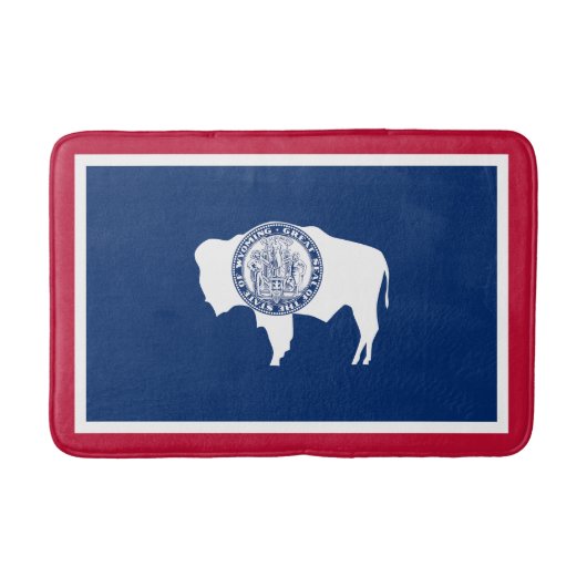 Wyoming Staatsvlag Badmat (Voorkant)