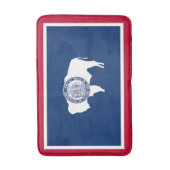 Wyoming Staatsvlag Badmat (Voorkant Verticaal)