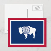 Wyoming Staatsvlag Briefkaart (Voorkant / Achterkant)