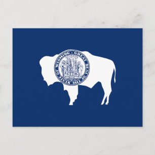 Wyoming Staatsvlag Briefkaart