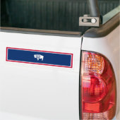 Wyoming Staatsvlag Bumpersticker (Op Truck)