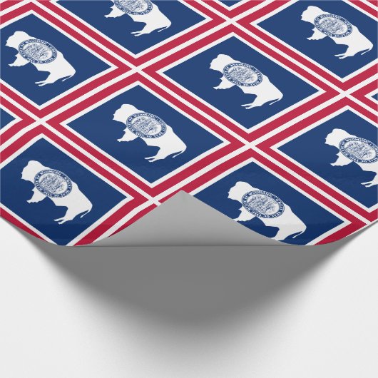 Wyoming Staatsvlag Cadeaupapier (Hoek)