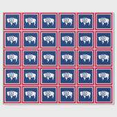 Wyoming Staatsvlag Cadeaupapier (Vlak)