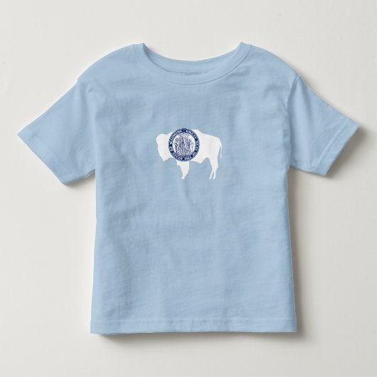 Wyoming Staatsvlag Kinder Shirts (Voorkant)