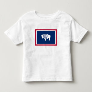 Wyoming Staatsvlag Kinder Shirts