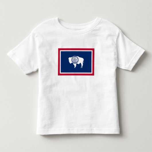 Wyoming Staatsvlag Kinder Shirts (Voorkant)