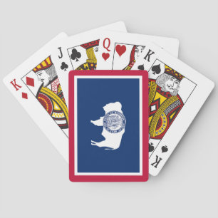 Wyoming Staatsvlag Pokerkaarten