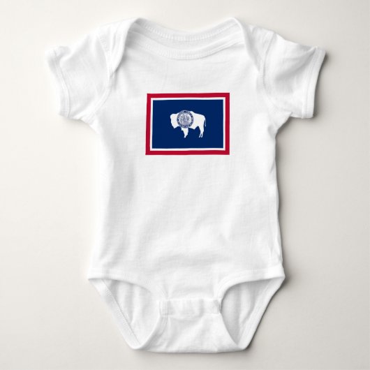 Wyoming Staatsvlag Romper (Voorkant)